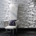 Decorative 3D Wall Panels Diamond Design Pack of 12 Tiles 32 Sq Ft (Plant Fiber)   